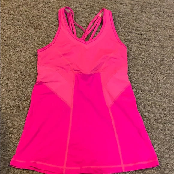 lululemon athletica Tops - Hot Pink Lululemon Tank - Size 6